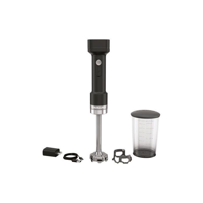 Image of KITCHENAID Mixeur plongeant sans fil avec batterie Noir Réglisse - 5KHBRV71BM